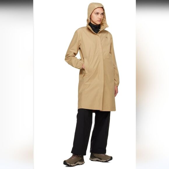 The North Face Daybreak Hooded Rain Jacket Parka Beige Women’s 1X - Picture 15 of 16